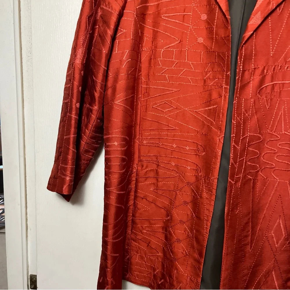 Chico's Textured Red‎ Blazer